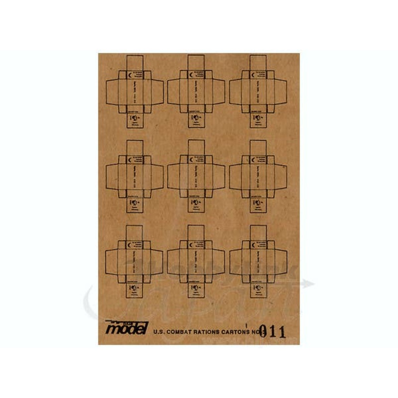 1/35 U.S. Combat Rations Cartons