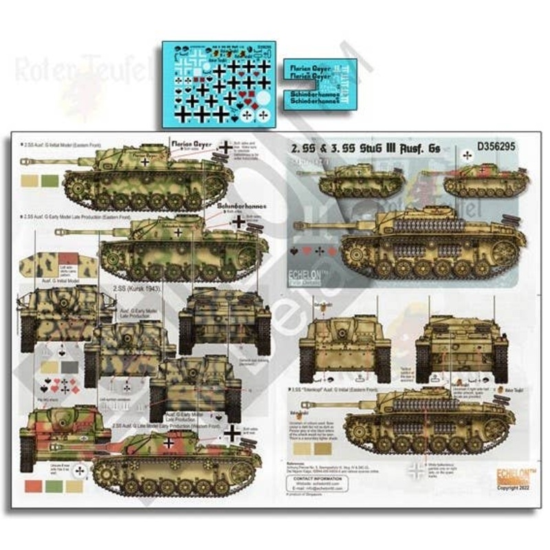 1/35 WW.II German 2 / 3SS Armored Division III Sturmgeschutz G