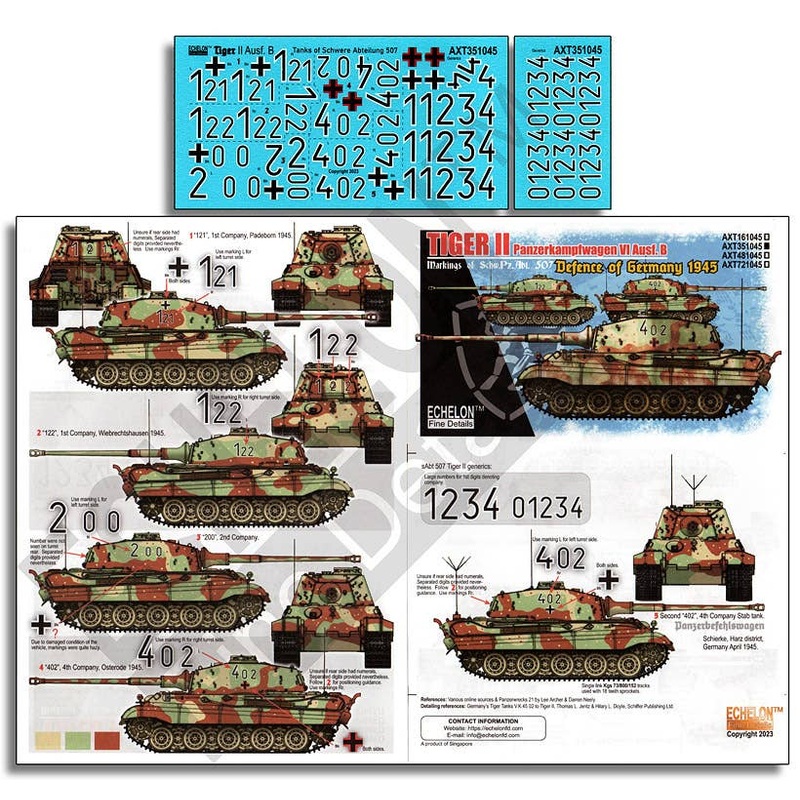 1/35 WWII German Tiger II Heavy Tank of the 507th Heavy Tank Battalion