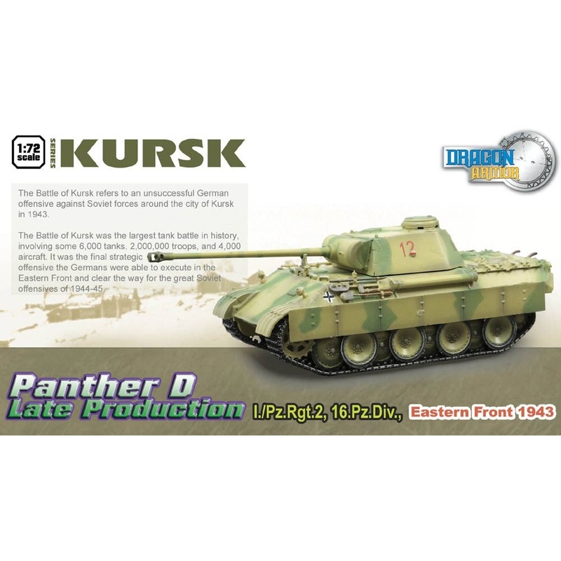 1/72 Panther D Late Production 1./Pz.Rgt.2, 16.Pz.Div., Eastern Front 1943