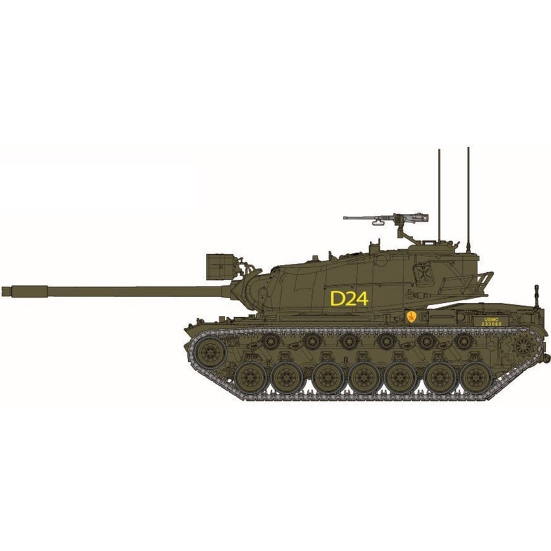 1/72 US Army M103A2 Heavy Tank Turret No. D24 Finished Product
