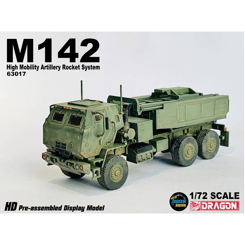 1/72 US Army M142 High Mobility Rocket Artillery System (HIMARS) Olive Drab Finished Product