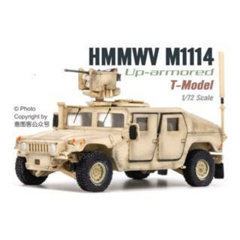 1/72 US HMMWV M1114 HA w/CROWS (Sand Yellow)