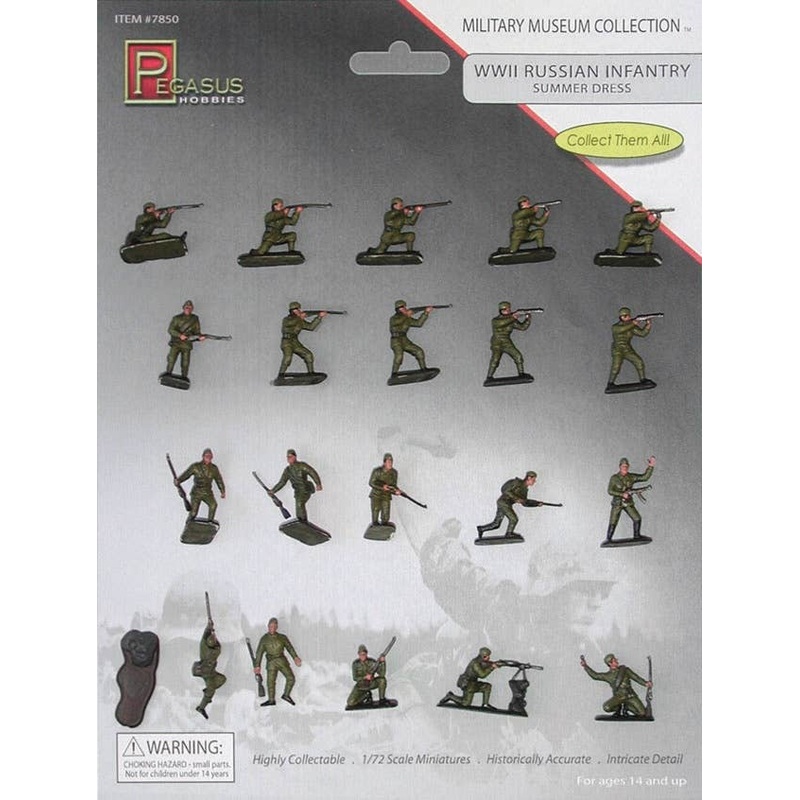 1/72 WW.II Russian Infantry Summer Dress Pre-Painted