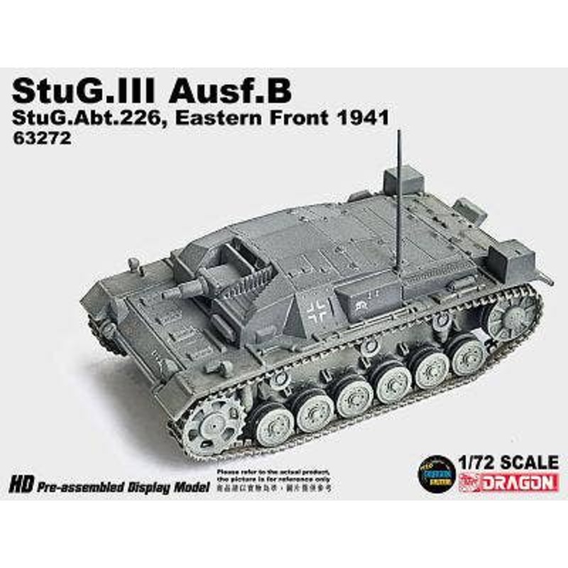 1/72 WWII German Army Sturmgeschutz III Ausf. B, 226th Sturmgeschutz Battalion, 1941, Eastern Front, Finished Product