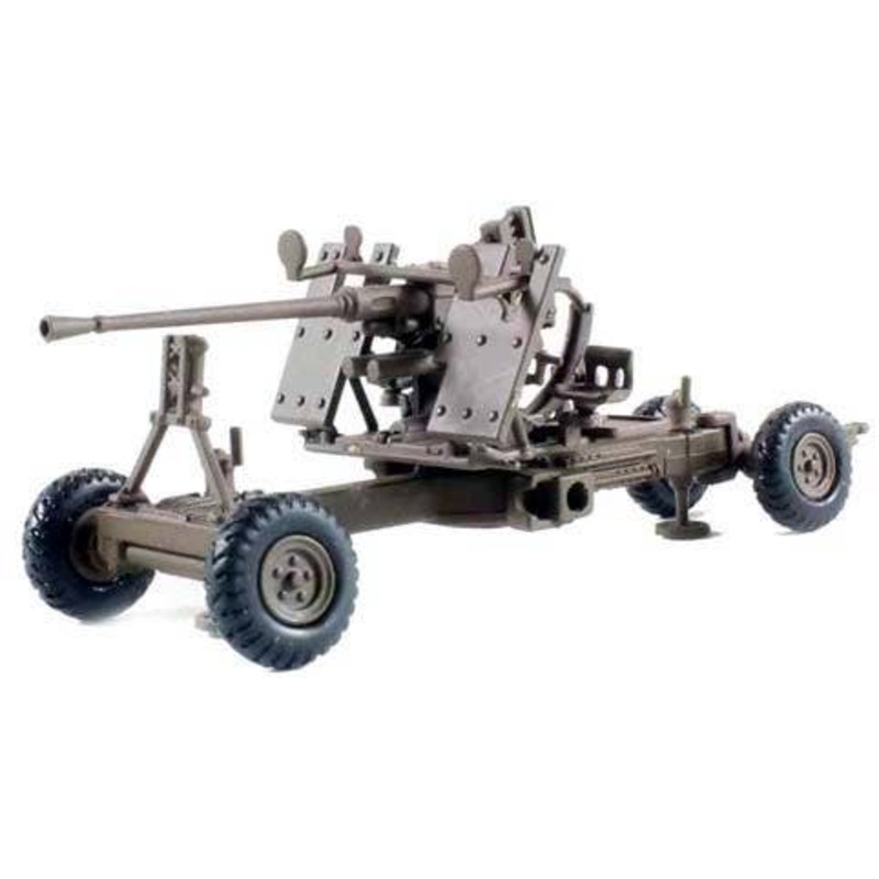 1/76 40mm Bofors Anti-aircraft Gun British Army 1937-late 1980s Brown