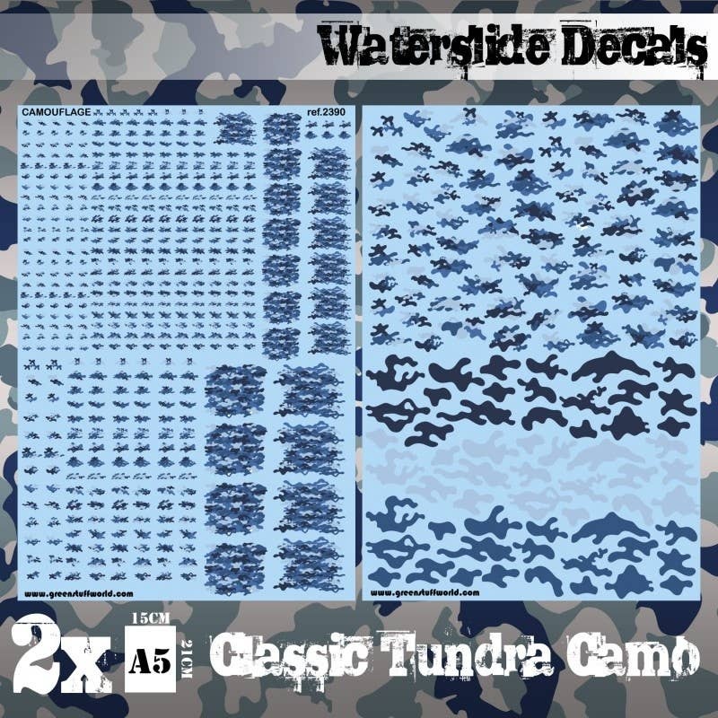 Waterslide Decals Classic Tundra Camo