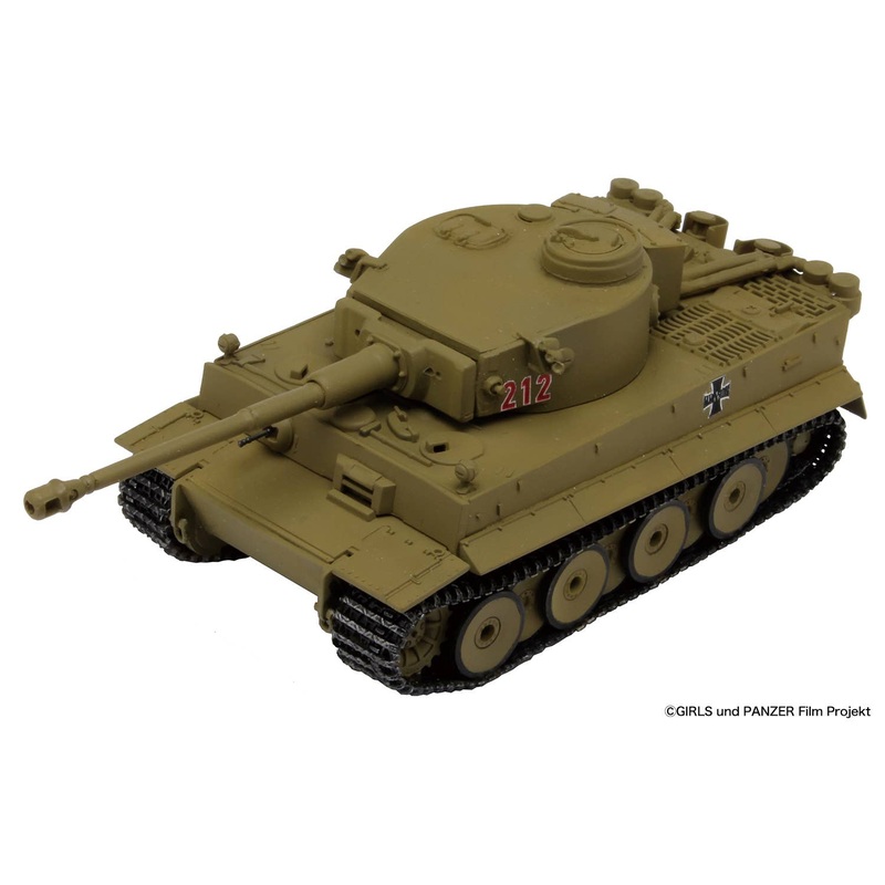 1/72 Girls und Panzer der Film: "Palm-Sized Sensha-do Collection" Tiger I Kuromorimine Girls High School PVC