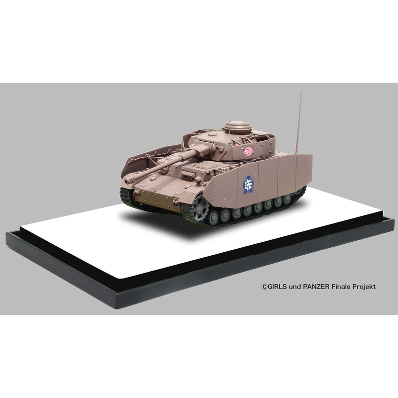 1/72 Girls und Panzer Final Chapter Tenohira Tank Road Collection Panzer IV H-type (D-type modified) Battle in the Snowfield!