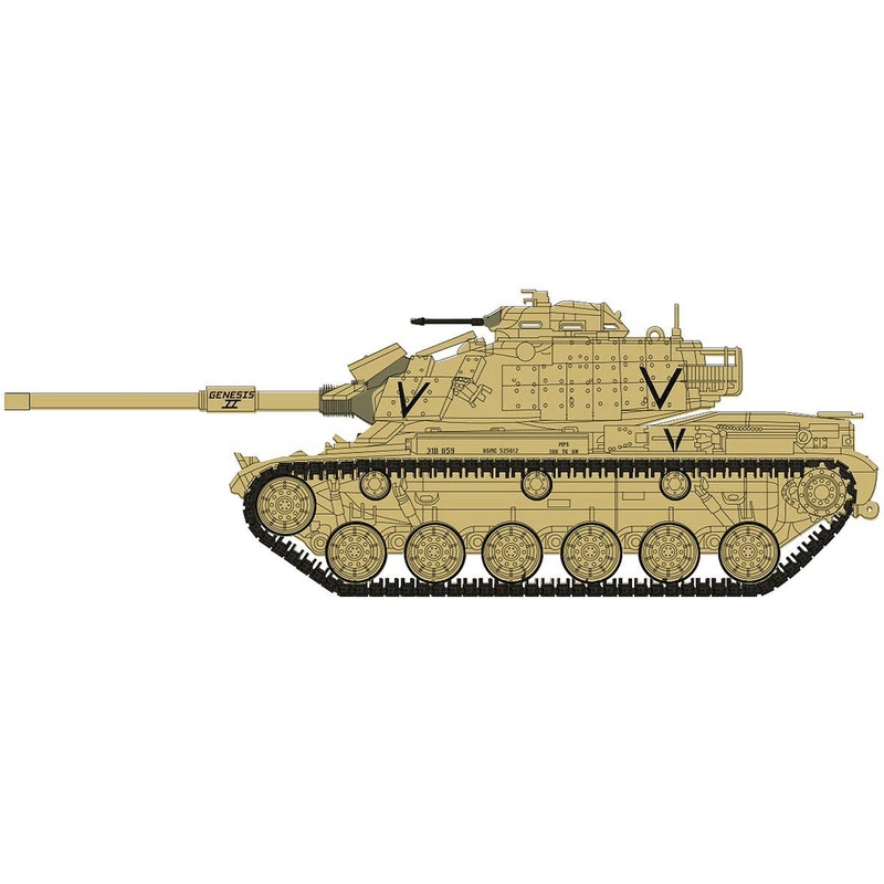 1/72 M60A1 w/Reactive Armor USMC 525012 "Operation Desert Storm"
