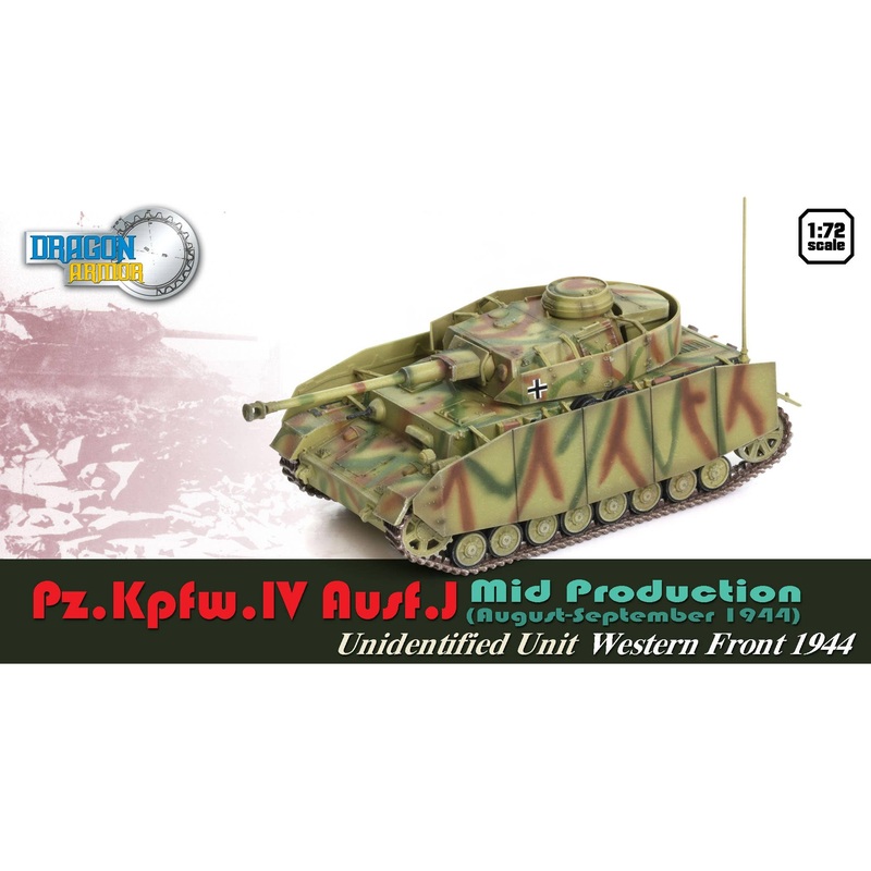 1/72 WWII Panzerkampfwagen IV Ausf.J Mid Production 1944