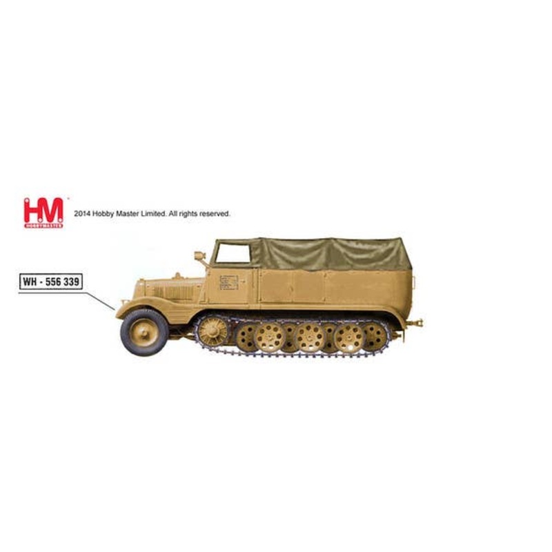 1/72 German Army 3t Halftrack 21st Armor Division