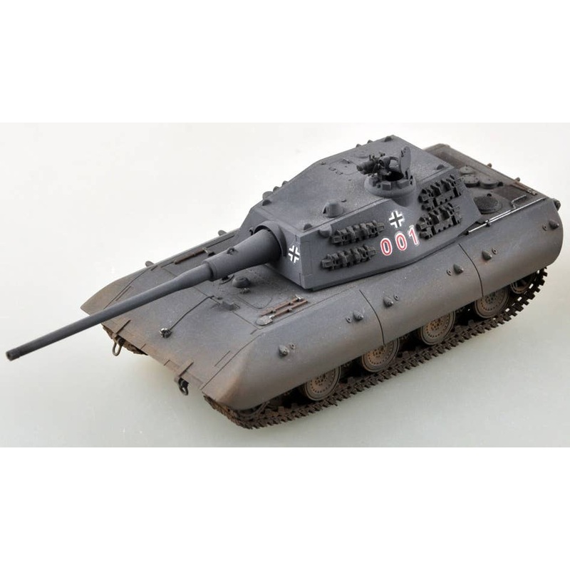 1/72 German Heavy Tank E-100 (Gray Single Color)