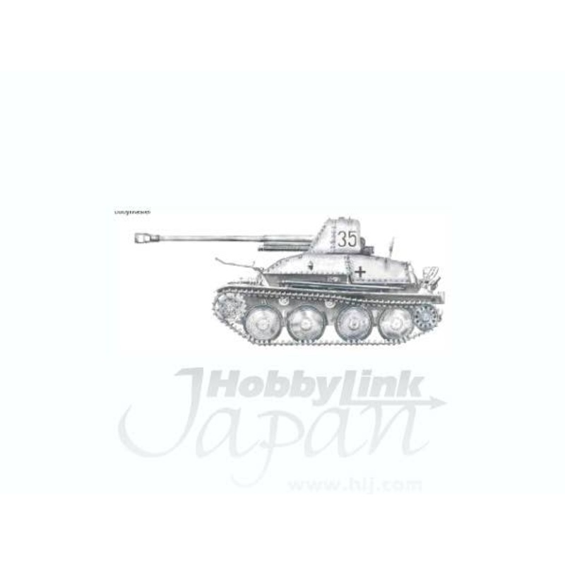 1/72 German Marder III Tank Destroyer winter camouflage