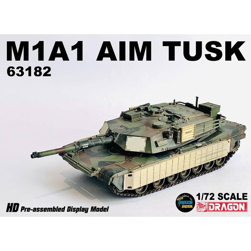1/72 US Marine Corps M1A1 AIM TUSK 2nd Marine Expeditionary Brigade 8th Tank Battalion Iraq 2003 Completed Product