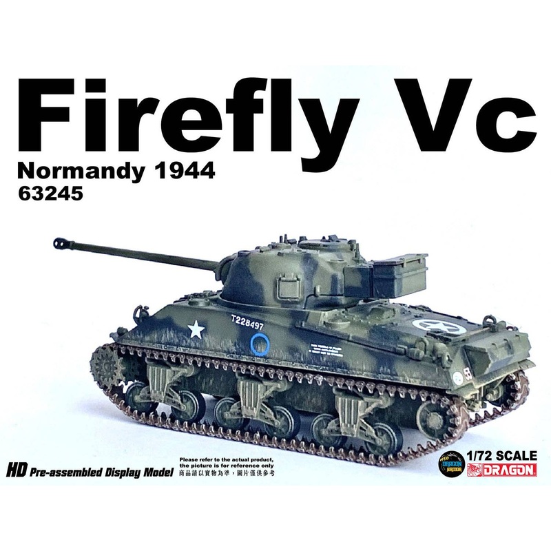 1/72 WW.II British Army Firefly VC 1st Armored Division Normandy 1944 Complete Product