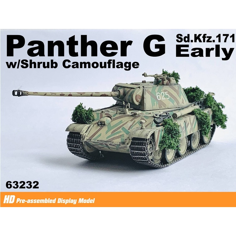 1/72 WW.II German Army Sd.Kfz.171 Panther G Early Production Tree Camouflage Finished Product