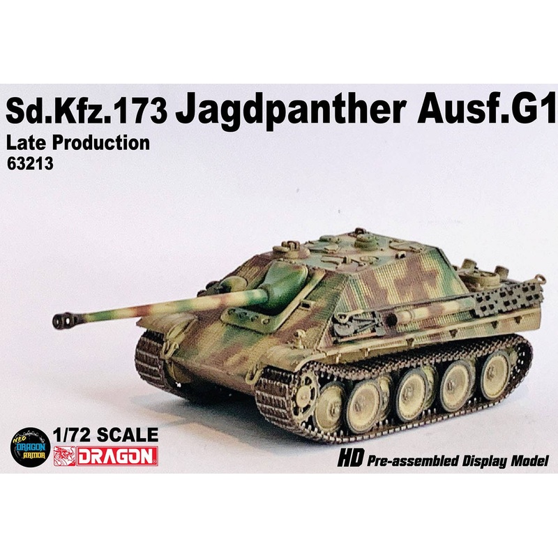 1/72 WW.II German Tank Destroyer Jagdpanther G1 Late Production 654th Heavy Tank Destroyer Battalion France 1944 Complete Product