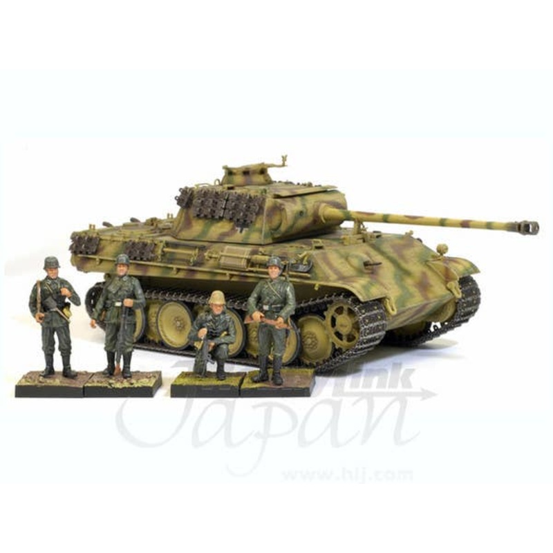 1/35 Panther G Late Type w/Zimmerit + Wehrmacht Infantryman Figure