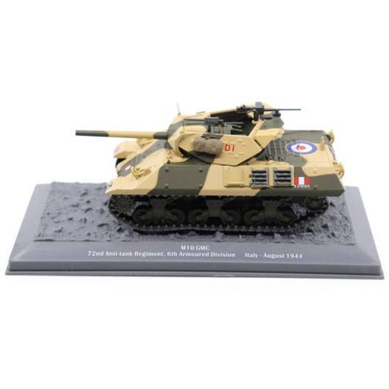1/43 WW.II US Army M10 Tank Destroyer US Army 6th Armored Division 72nd Anti-Tank Regiment August 1944 Italy Completed