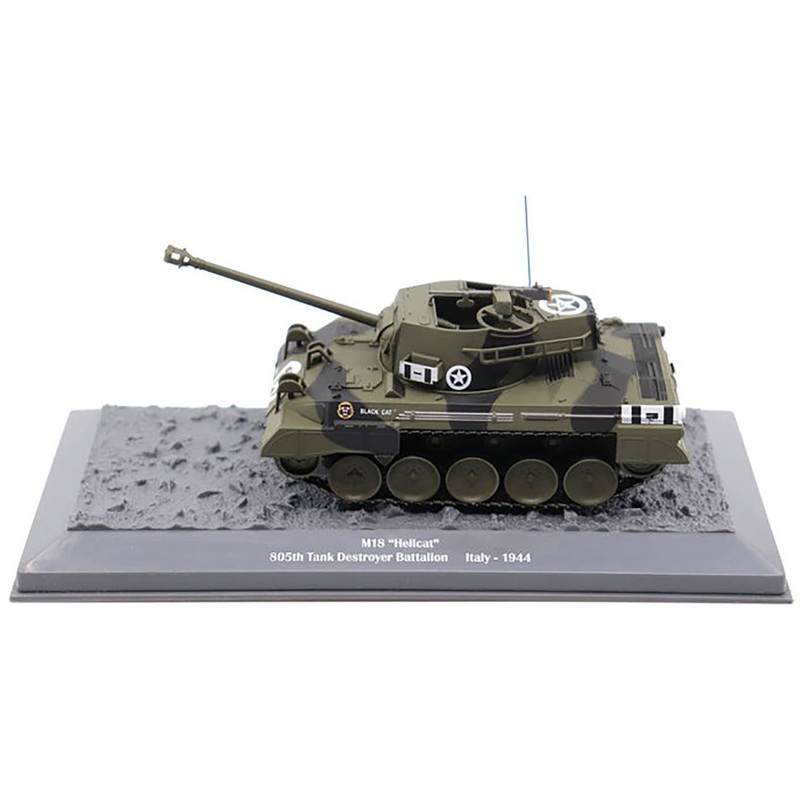 1/43 WW.II US Army M18 Hellcat Tank Destroyer Blackcat US Army 805th Tank Destroyer Battalion 1944 Italy Completed
