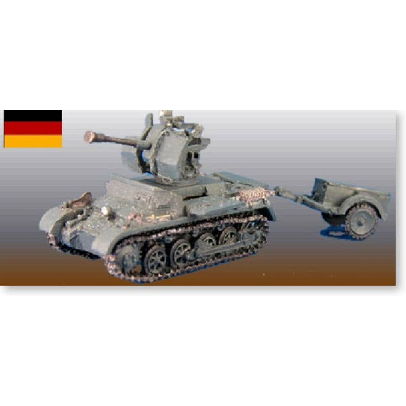 1/144 Panzer I AA Tank & Trailer