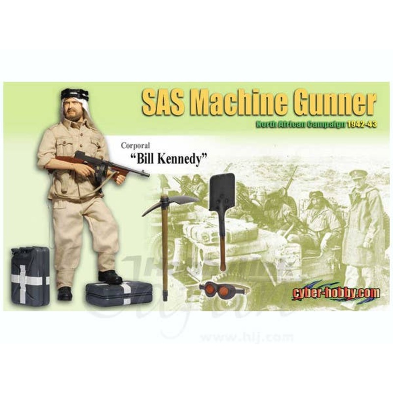1/6 Britain SAS Machine Gunner Bill Kennedy