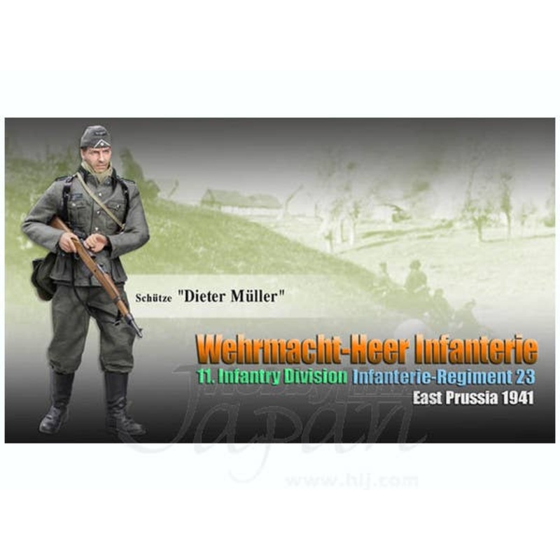 1/6 Dieter Muller (Sniper) Wehrmacht-Heer Infanterie Figure