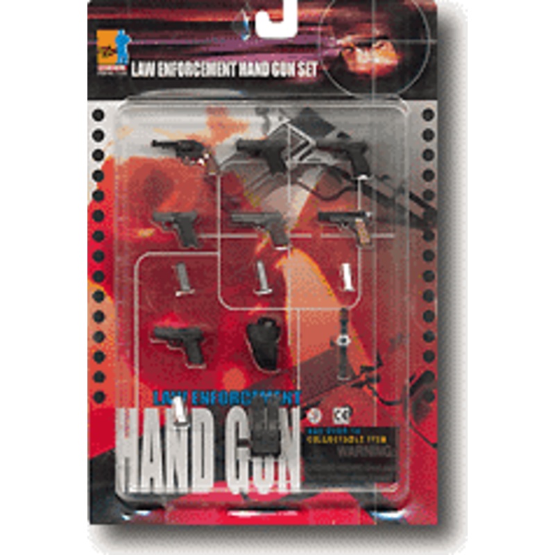 1/6 LAW Enforcement Hand Gun Set