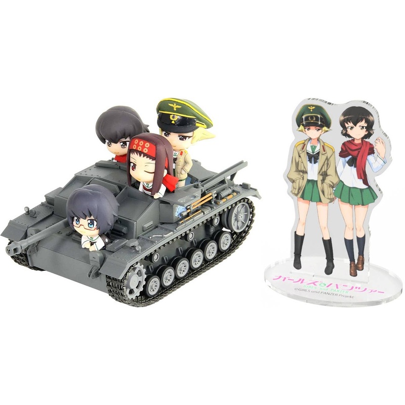 StuG.III Ausf.F Ending Ver. National Convention with Erwin & Caesar Acrylic Figure
