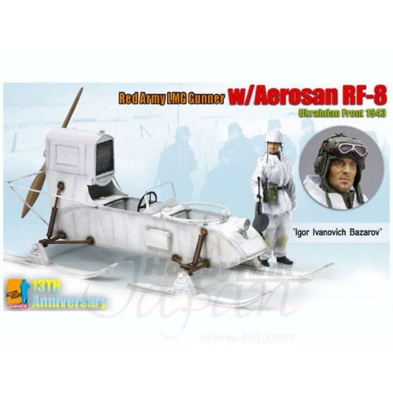 1/6 "Igor Ivanovich Bazarov" Red Army LMG Gunner w/Aerosan RF-8 Ukrainian Front 1943