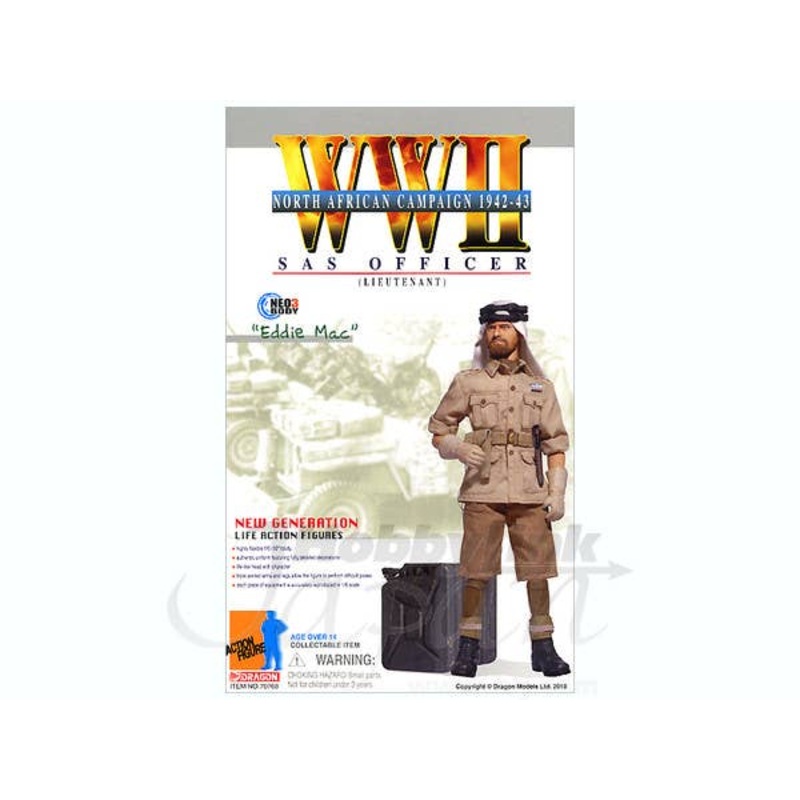 1/6 North African Campaign 1942-43 SAS Officer (Lieute