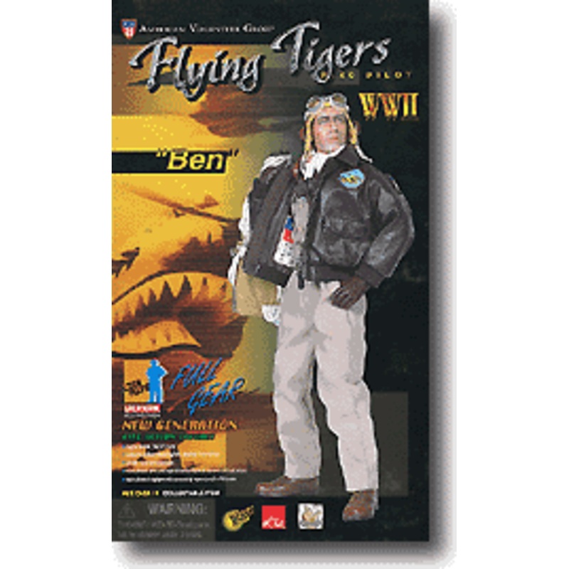 1/6 P-40 Pilot Flying Tiger Ben