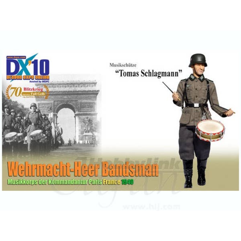 1/6 Wehrmacht-Heer Bandsman Tomas Schlagmann Paris Fra