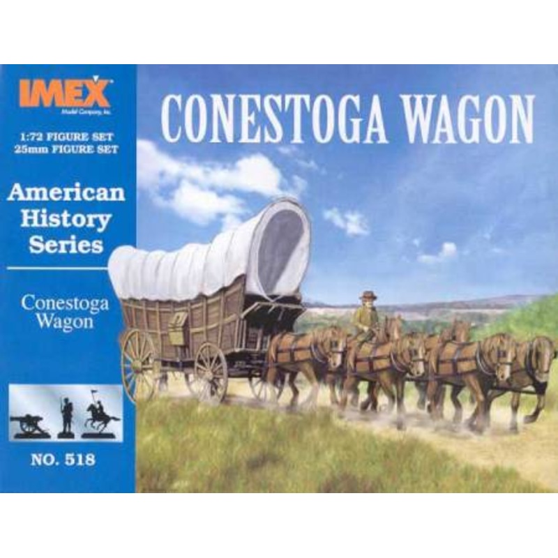 Conestoga Wagon  American History Series 1:72 Figure Set | 518 | IMEX