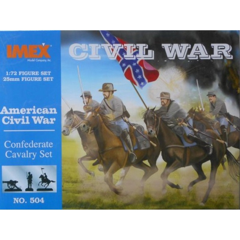 Confederate Cavalry Set American Civil War 1:72 Figure Set | 504 | IMEX