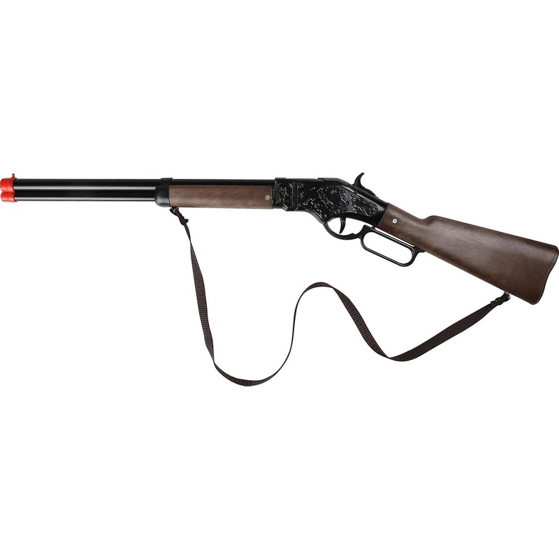 Cowboy Lil Henry Lever Action Toy Rifle 8-Shot 27" Long - Black | 99/6 | Gonher