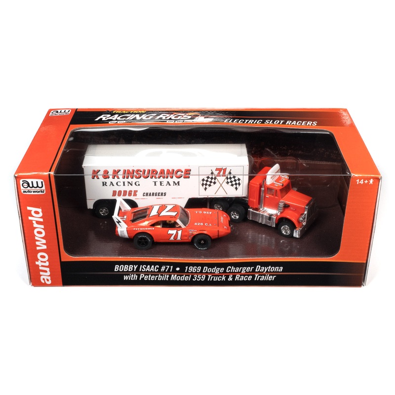 Bobby Isaac - 1969 Dodge Daytona & Peterbilt 359 Race Trailer | CP7899 | Auto World