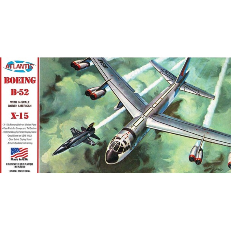 Boeing B-52 with X-15 Plastic Model Kit 1/175 | ALM273 | Atlantis Model Co.