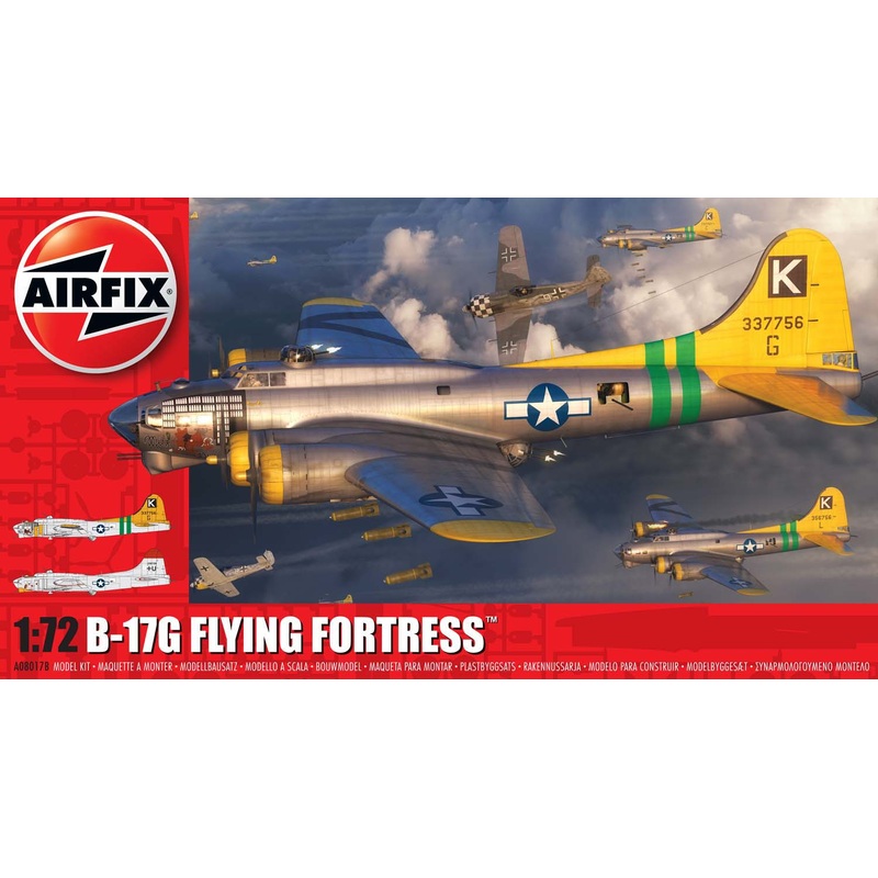Boeing B17G Flying Fortress 1/72 Scale | A08017B | Airfix Model