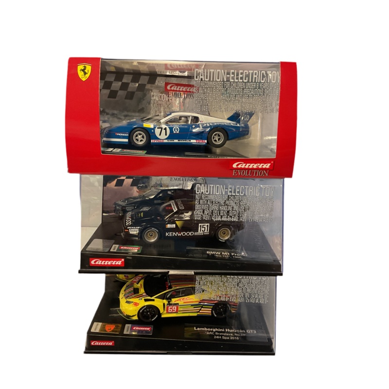 Bryan's Bargain Carrera 3-Pack of 1/32 Cars | Bargain 55 | Protinkertoys