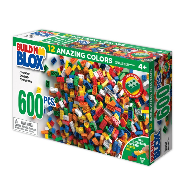 Buildn Blox 600 Pcs Set | 17090 | Bond Street Innovations