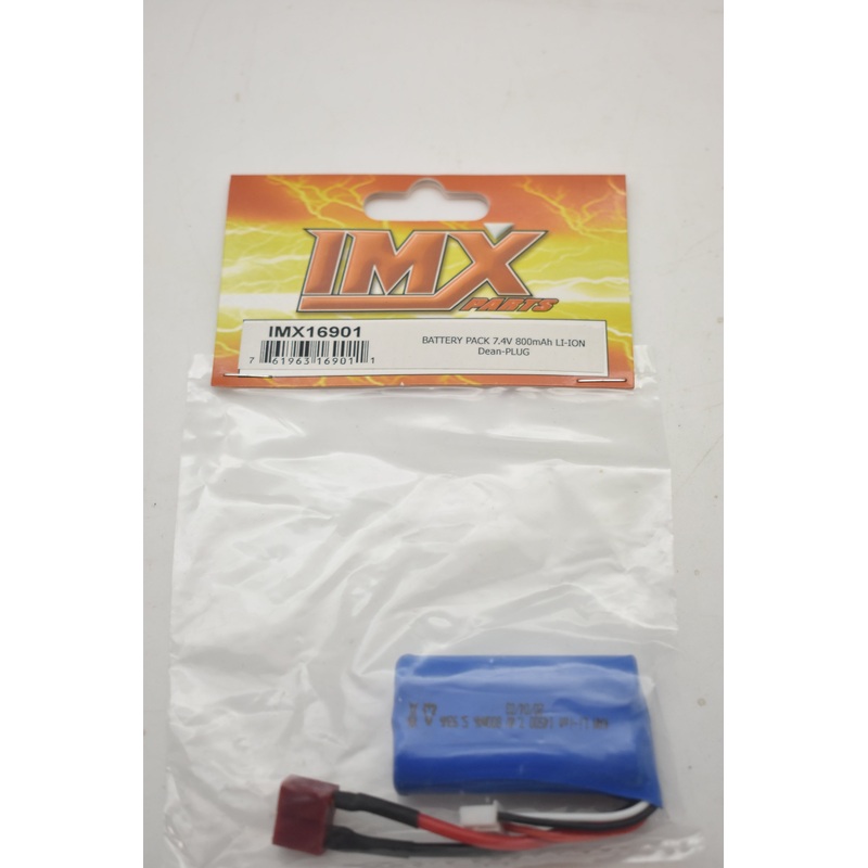 Battery Pack 7.4V 800nah Li-ion Dean Plug | IMX16901 | IMEX