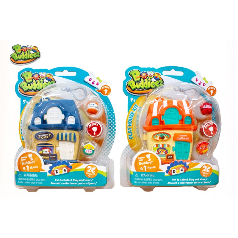 Bbubbieez House Assorted Colors with 3 pcs  |15008 | Jupiter Creations