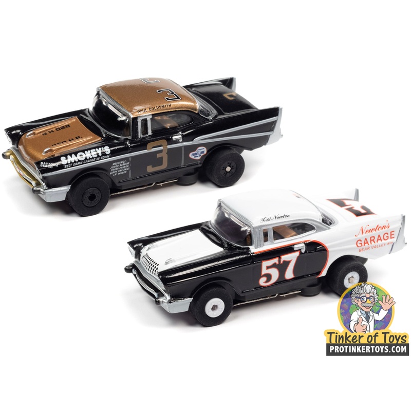 Bel Air HEAT! 1957 Chevy Bel Air 2-Car Racer Tribute Pack | CP7960 | Auto World