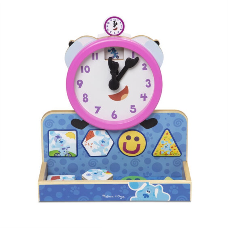 Blues Clues & You! Wooden Tickety Tock Magnetic Clock | 33014 | Melissa & Doug