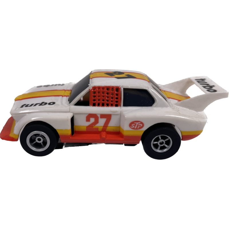 BMW Beamer White Yellow Orange #27 Body Only | B8772 | Tomy-Afx