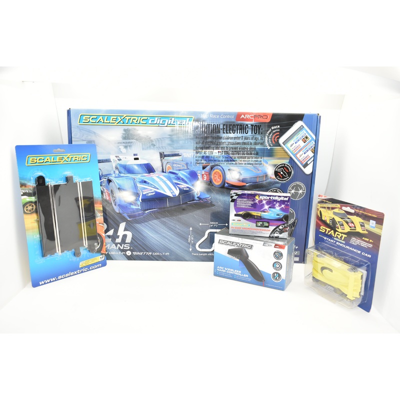 Arc Pro 24h Lemans Set | C1404T | Scalextric | Bundle Pack ProTinkerToys Special