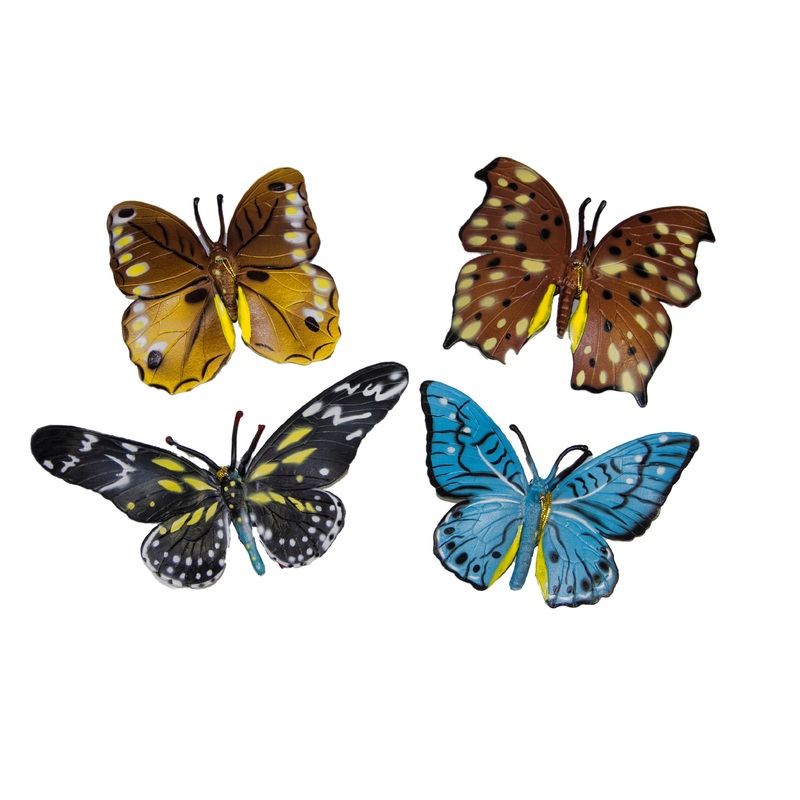 Assorted Butterflies 4-Pack 4" | MAJ12831 | Mamejo