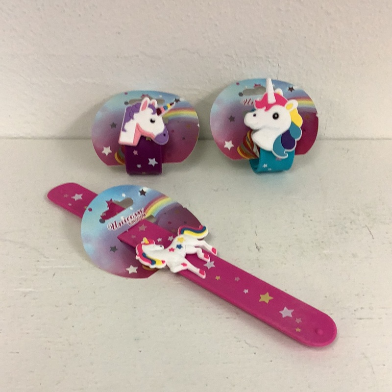 Assorted unicorn slap bracelets